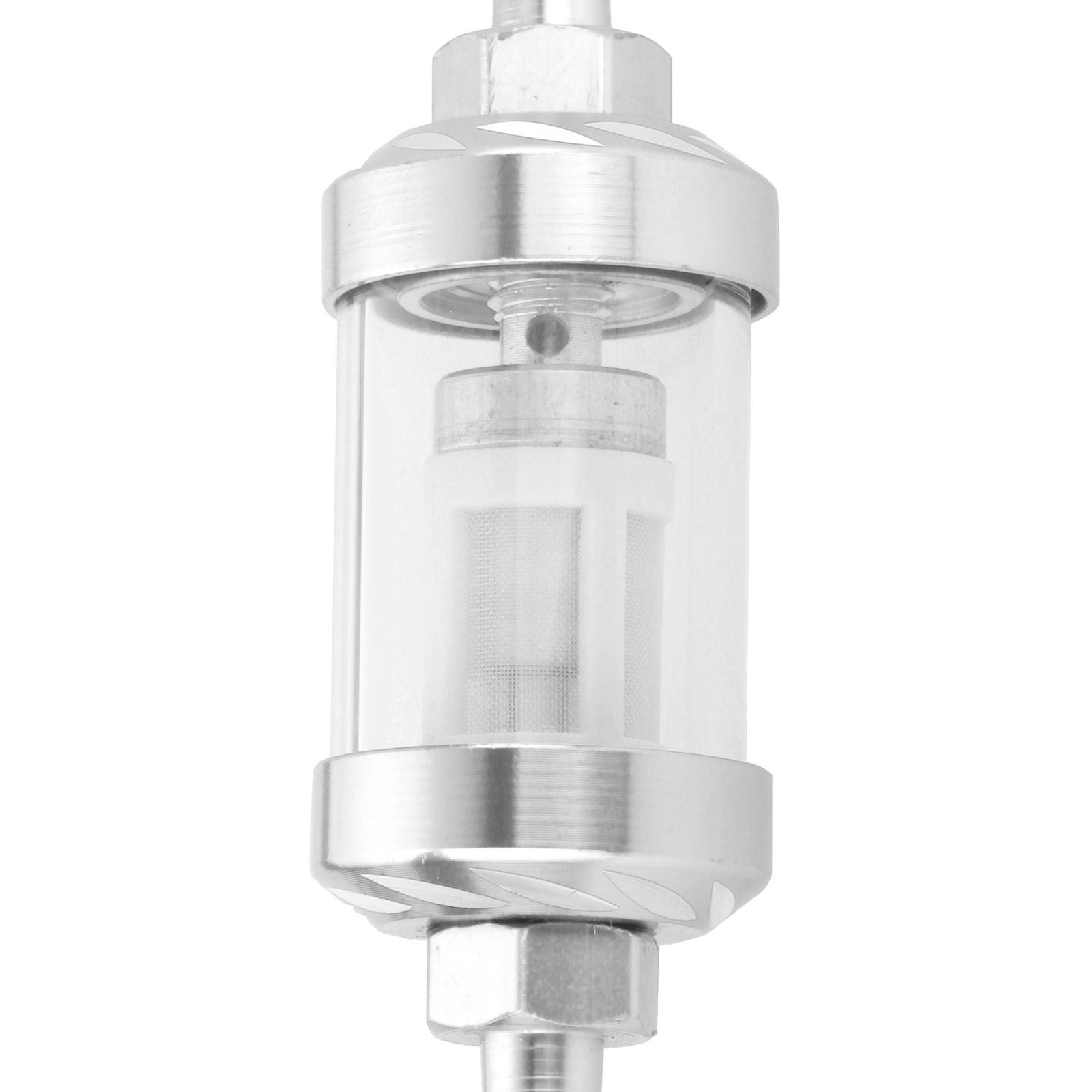 Motorcycle 6mm 5/16 Inline Motorbike Accessories Black