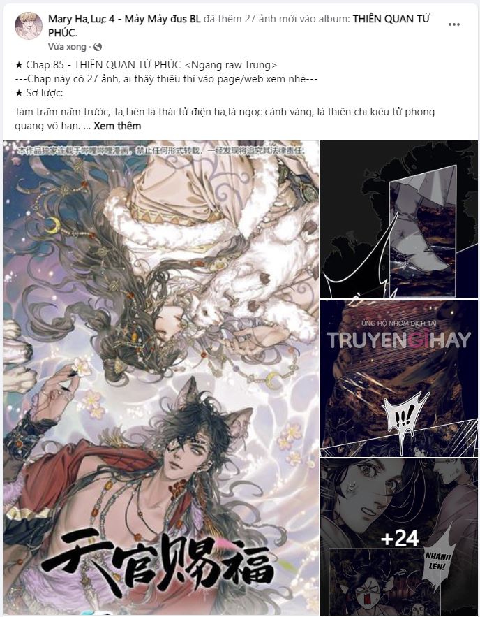 thiên quan tứ phúc - bách vô cấm kỵ chapter 85 1