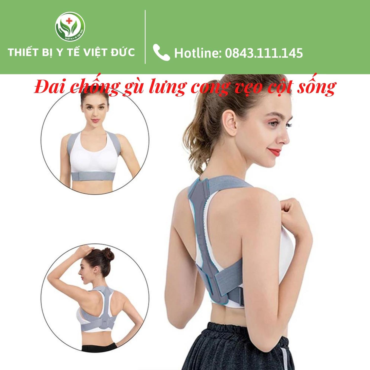 Đai Chống Gù Lưng Cao Cấp - HỖ TRỢ CÁC VẤN ĐỀ VỀ CỘT SỐNG