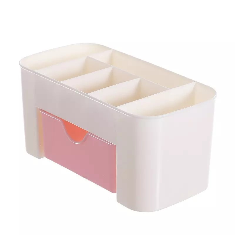 Kệ nhựa đựng mỹ phẩm mini có ngăn kéo HT707 - Giao Ngẫu Nhiên