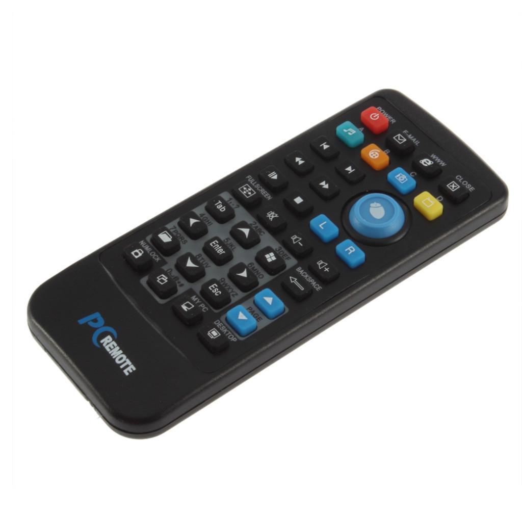 Media Center Computer USB PC IR Remote Control For Windows 7 8 10 Xp Vista