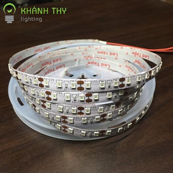 Led dây 12v 2835 ánh sáng màu đỏ, màu hồng, xanh dương, xanh lá có keo