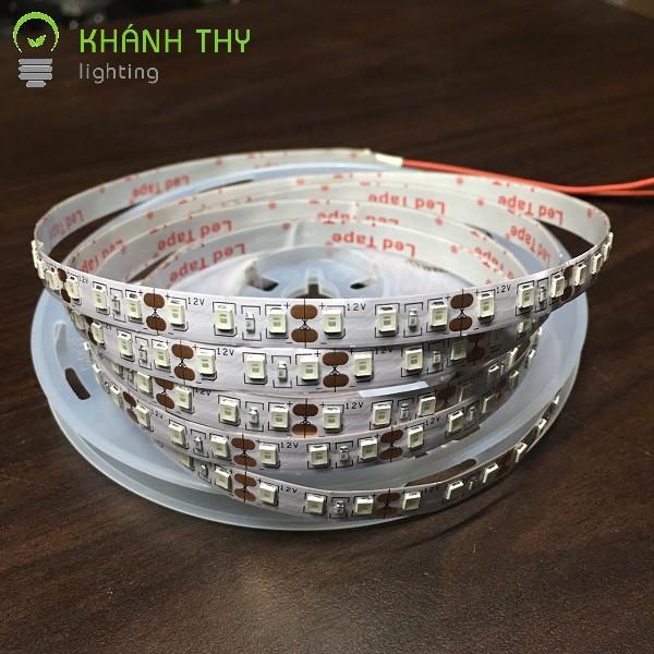 led dây 12v 2835 ánh sáng màu đỏ, màu hồng, xanh dương, xanh lá có keo