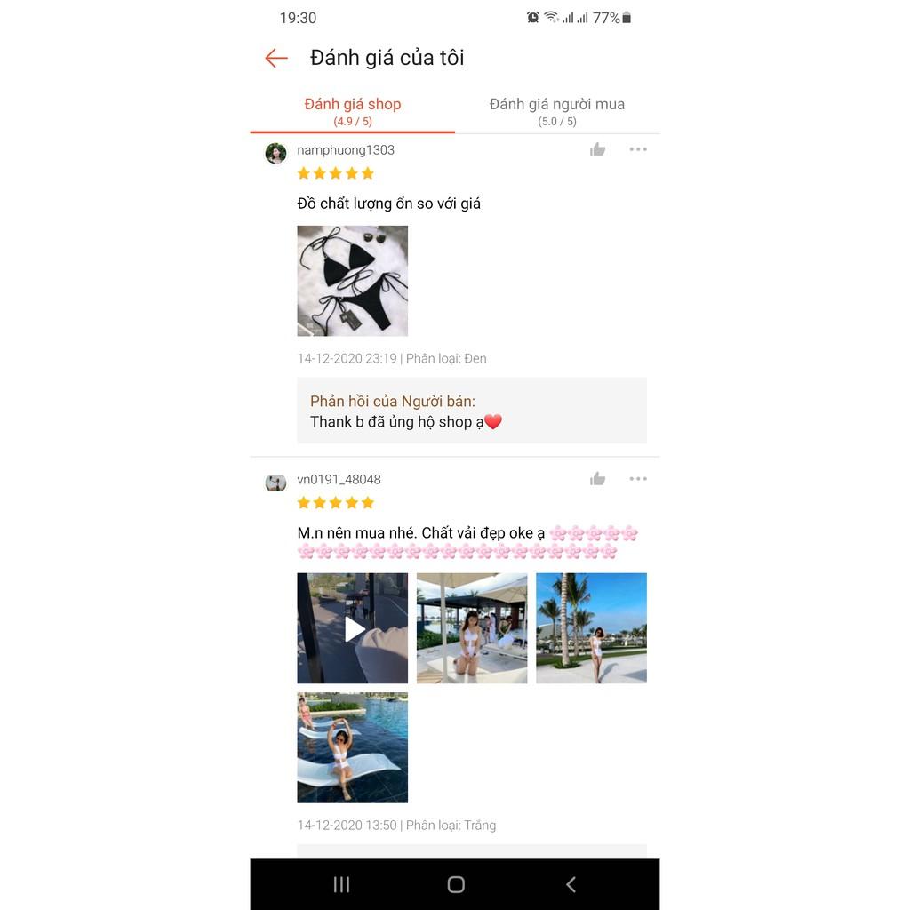 BIKINI 2 Mảnh Phối Khoen Sang Trọng - BIKINISTORE - Màu Xanh Coban
