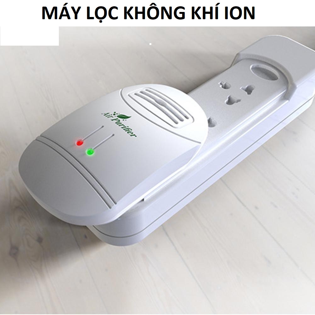 Máy lọc không khí tạo ion âm khử mui hôi khói 110v - 220v cho nhà bếp phòng ngủ loại tốt