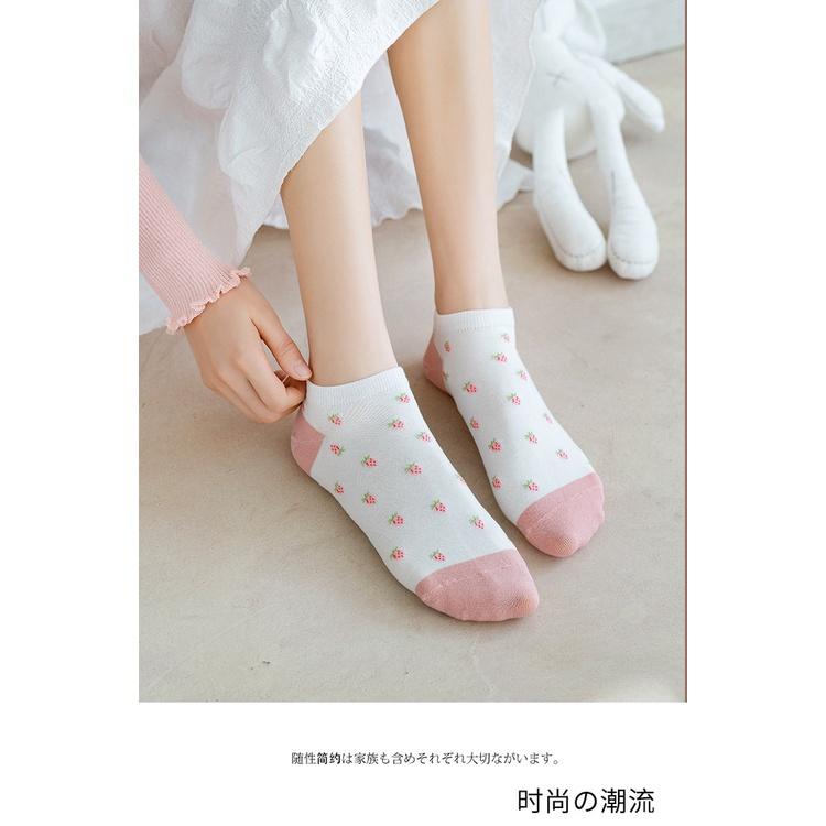 Tất chân nữ màu hồng trắng nhiều kiểu chất len dày dặn IDOLLY T002