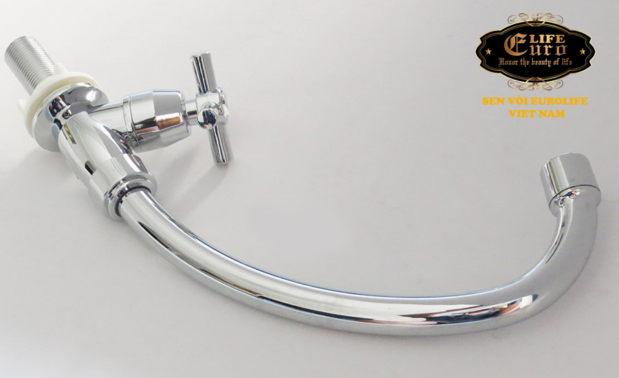 Vòi rửa chén lạnh nhựa ABS mạ Chrome Eurolife EL-VCN03