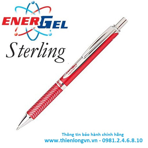 Bút ký cao cấp Pentel BL407B-C; mực xanh vỏ thân bút đỏ