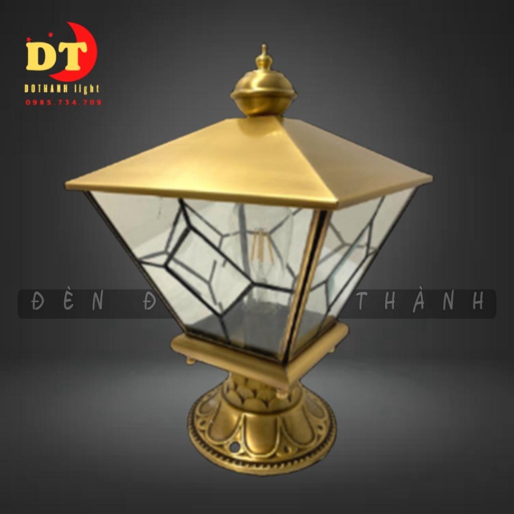Đèn trụ cổng đồng phong cách bắc âu HTLQ tcd