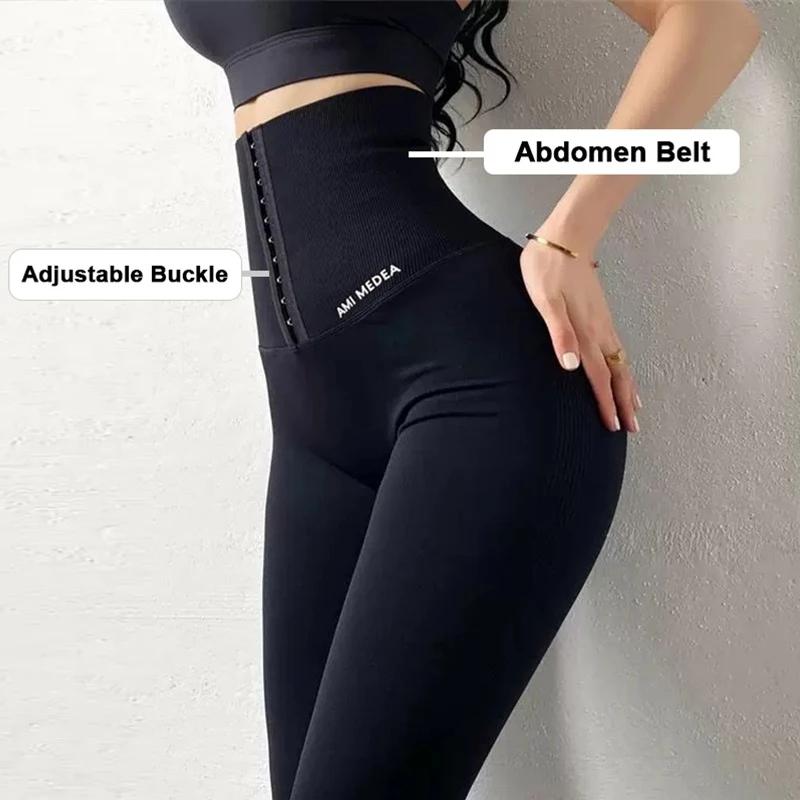 Quần Tập Yoga Co Giãn Quần Legging Nữ Cao Cấp Viền Thun Quần Thể Thao Đẩy Lên Chạy Bộ Nữ Tập Gym Thể Hình Quần Legging