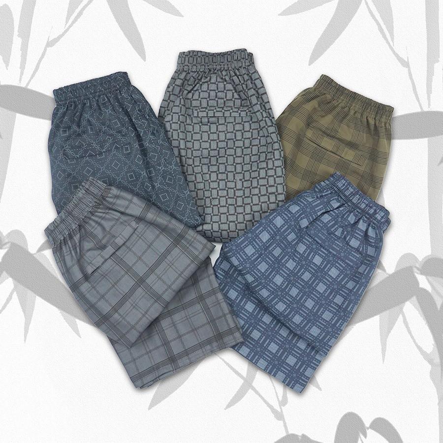 Combo 5 Quần Đùi Nam Mặc Nhà Vải Cotton Thông Thoáng - giao màu ngẫu nhiên