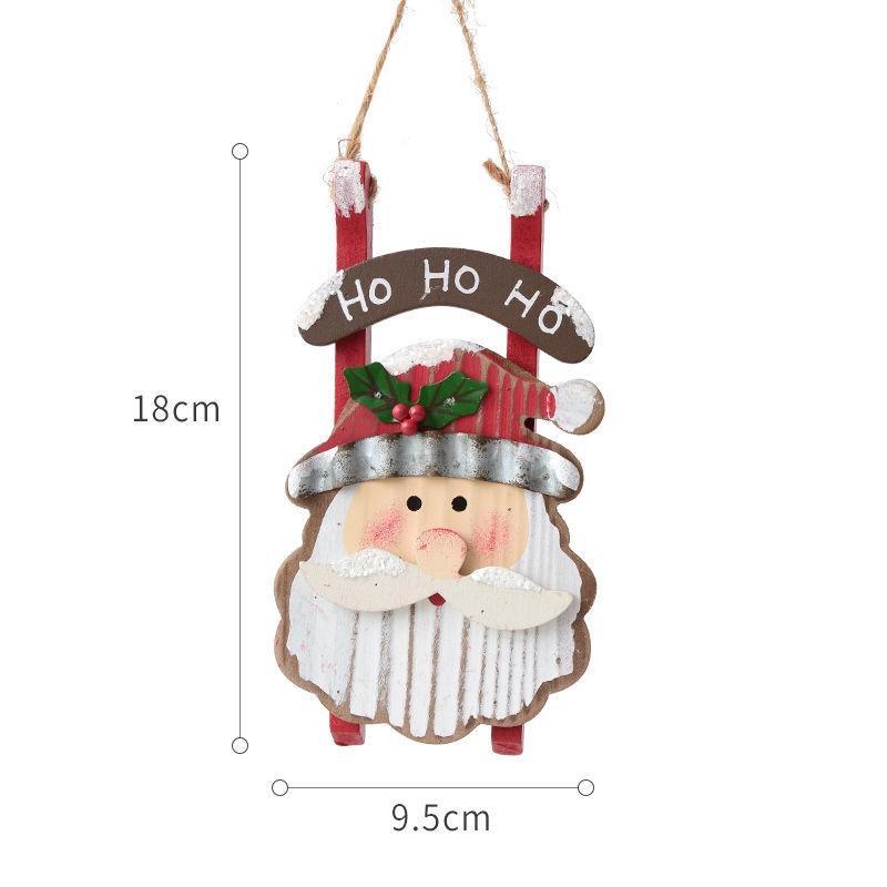 Phụ kiện treo trang trí cây thông giáng sinh bằng gỗ