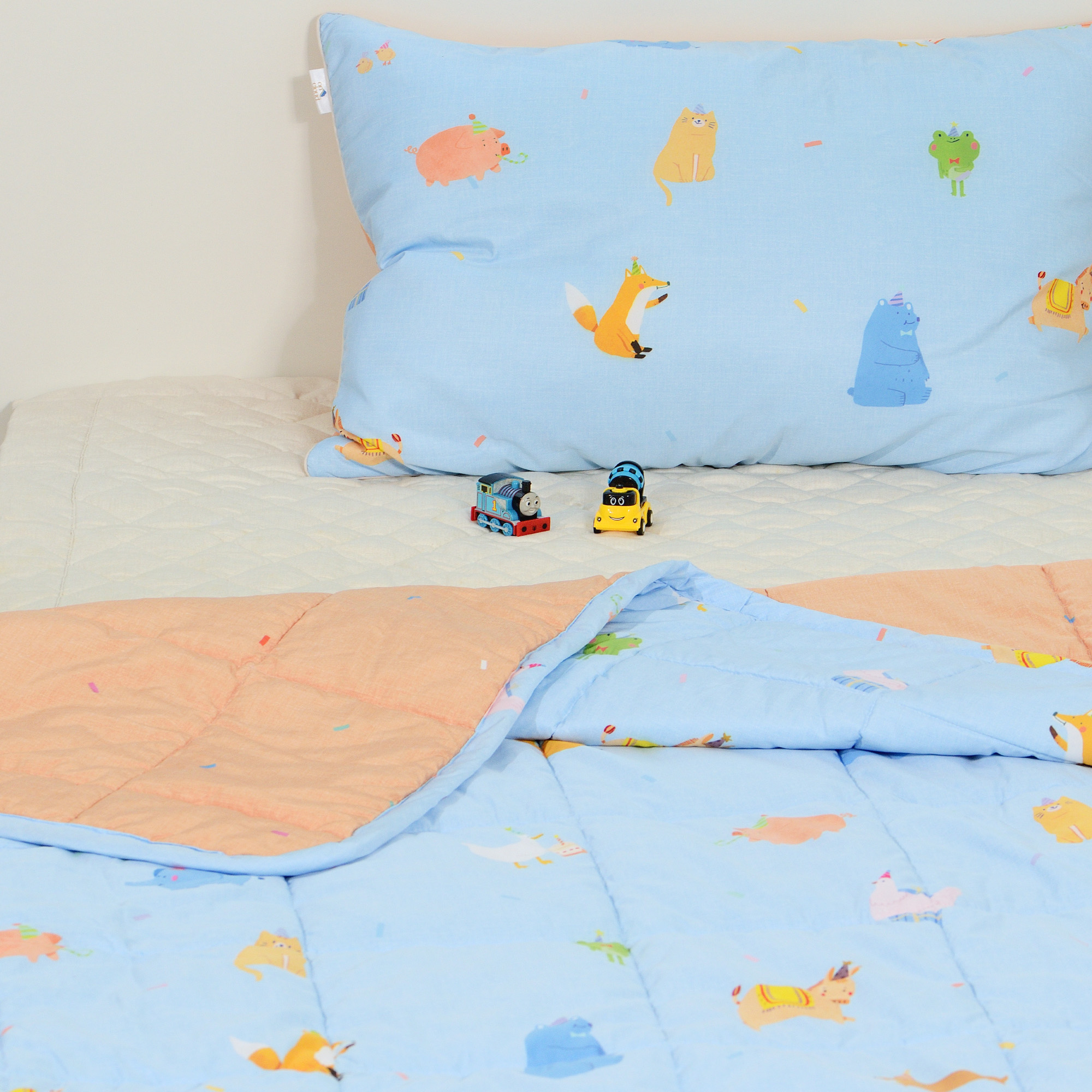 Chăn Chần Bông Arize Vải Microfiber Animal Party 1.5x2m