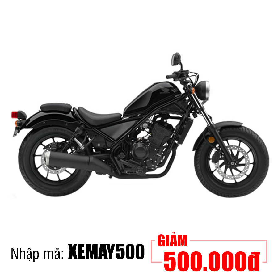 Xe Máy Honda Motor Rebel 300 - Đen