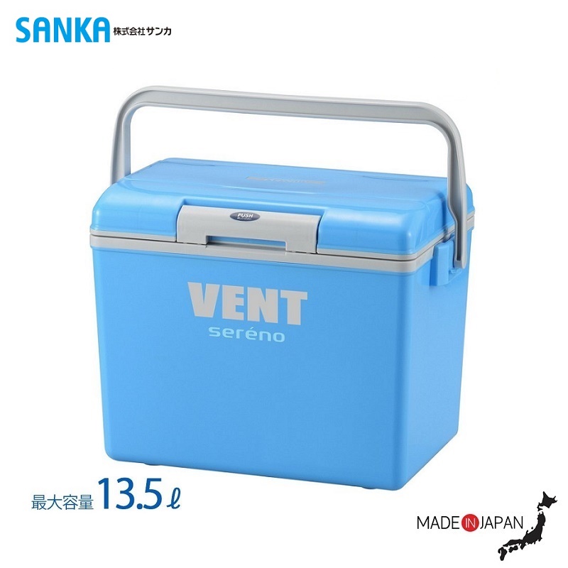 Thùng đựng đá giữ nhiệt Vent Sereno 13.5L có quai sách, thiết kế hiện đại trẻ trung - xuất xứ Nhật Bản