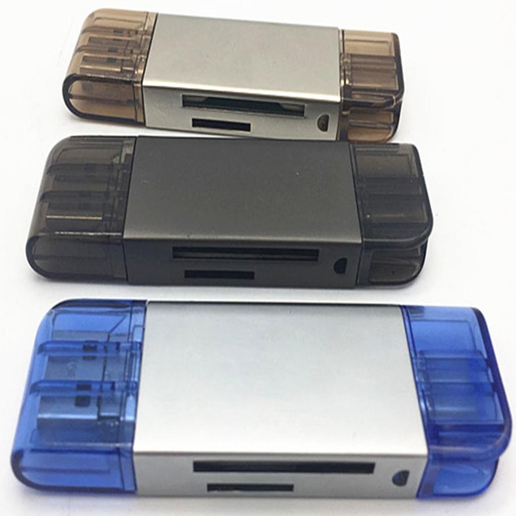 Multifunctional Type C/USB2.0/Micro USB /TF Card Reader
