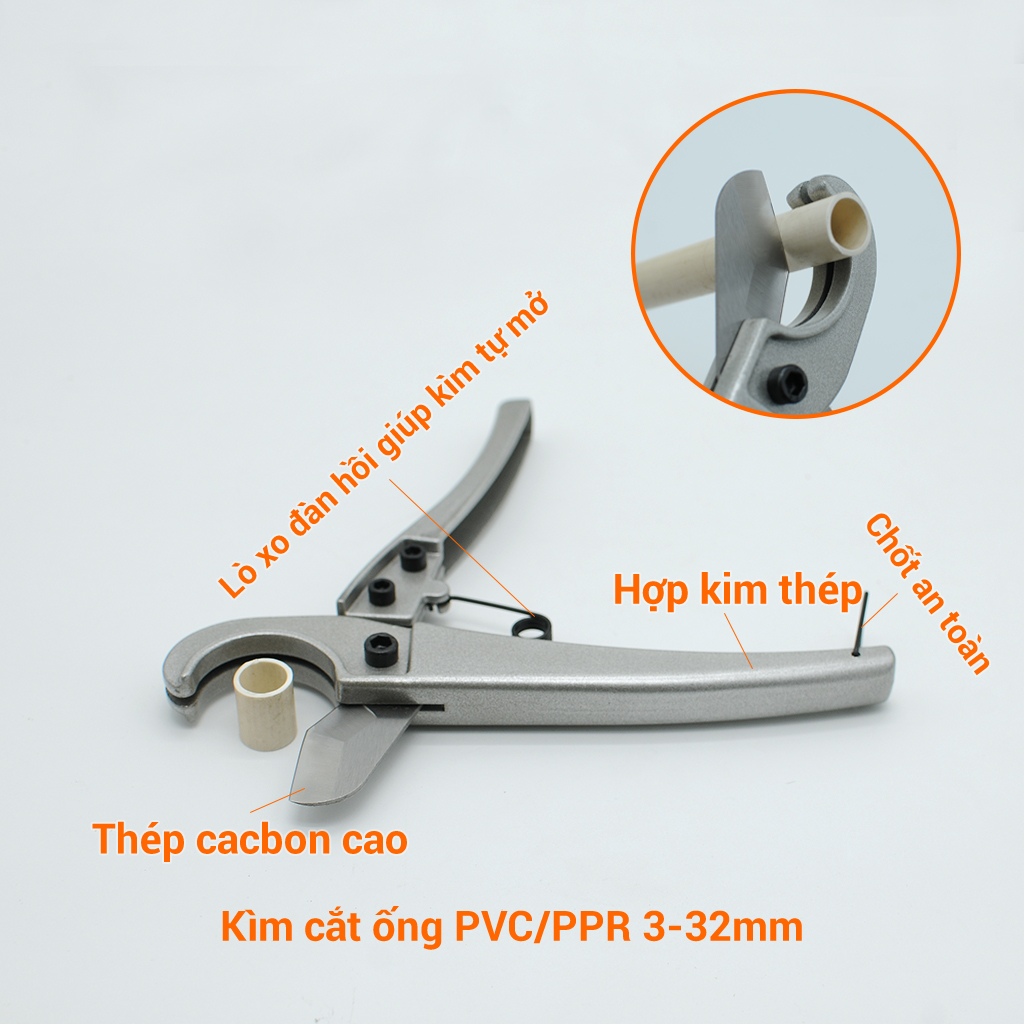 Kìm cắt ống nhựa 3-32mm