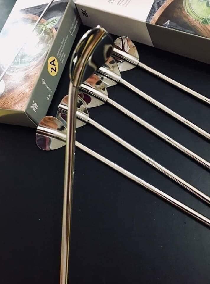 Ống hút kèm thìa 2 in 1 WMF Hàng chính hãng