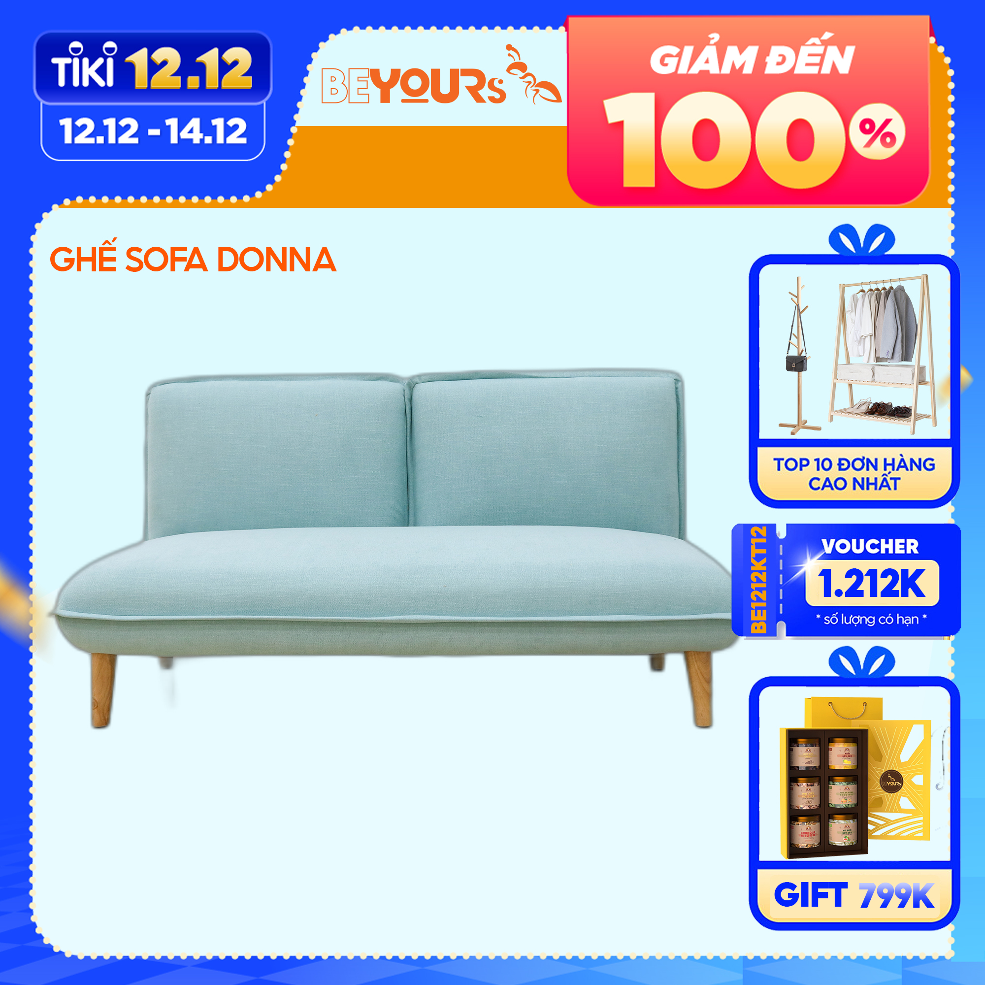 Ghế Sofa Dona Thông Minh BEYOURs Kiểu Hàn Đa Năng Nội Thất Lắp Ráp Phòng Khách