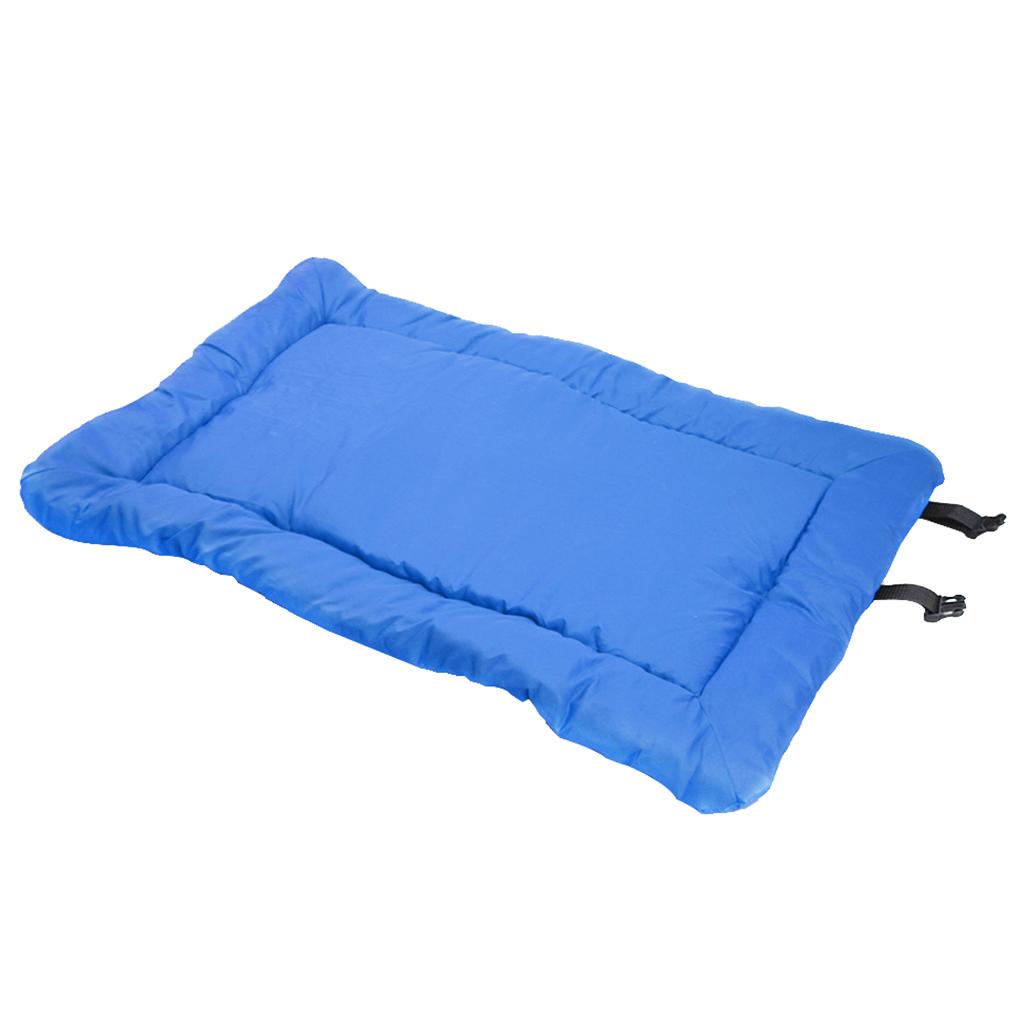 Dog Bed Mat Soft Washable Pet Mattress for Large Medium Small Dogs Blue