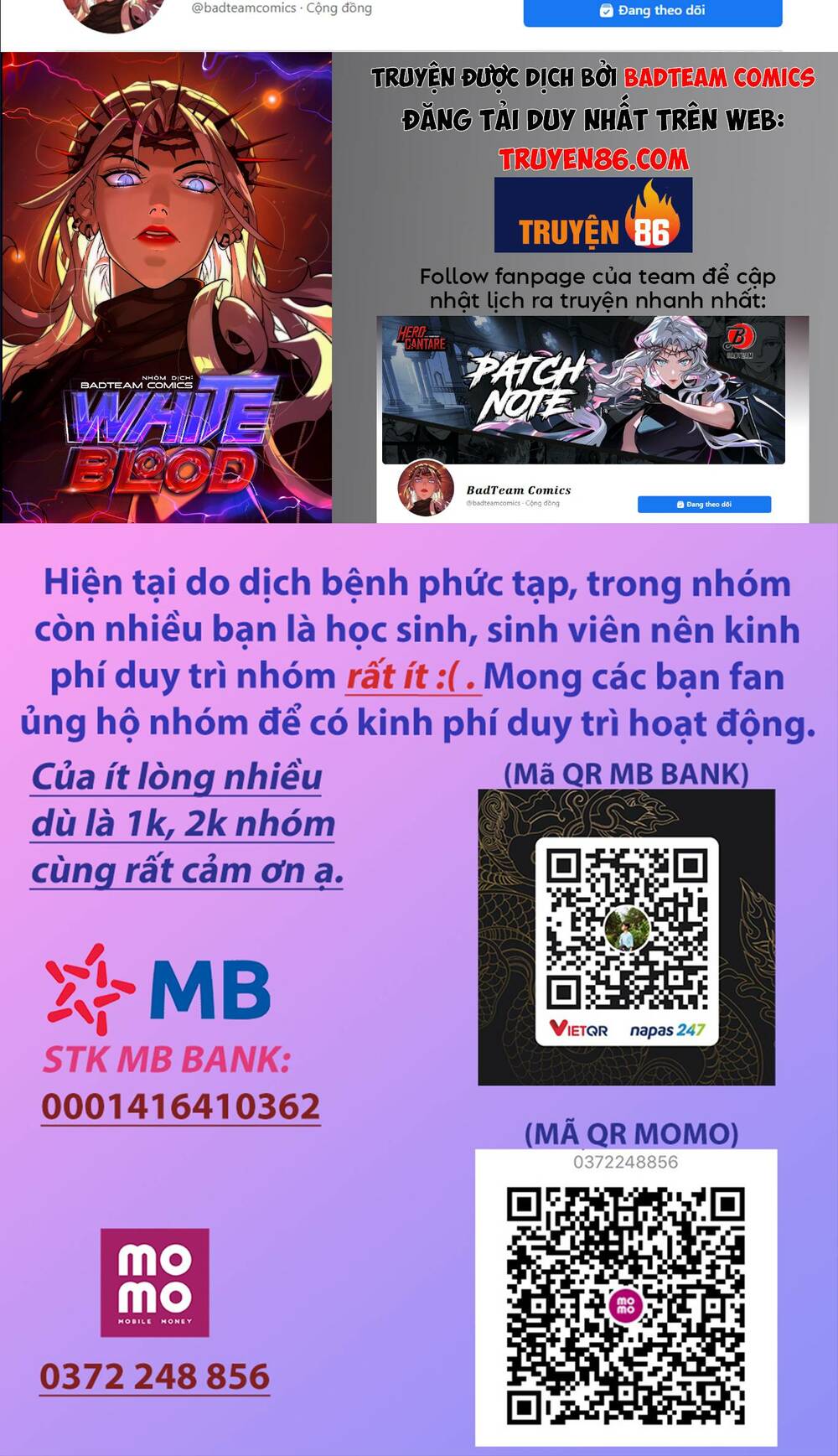 Máu trắng chapter 86.5 67