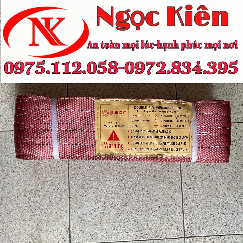 Dây cáp vải chuyên dùng cẩu hàng dây cáp cẩu 6 tấn dài 4 mét
