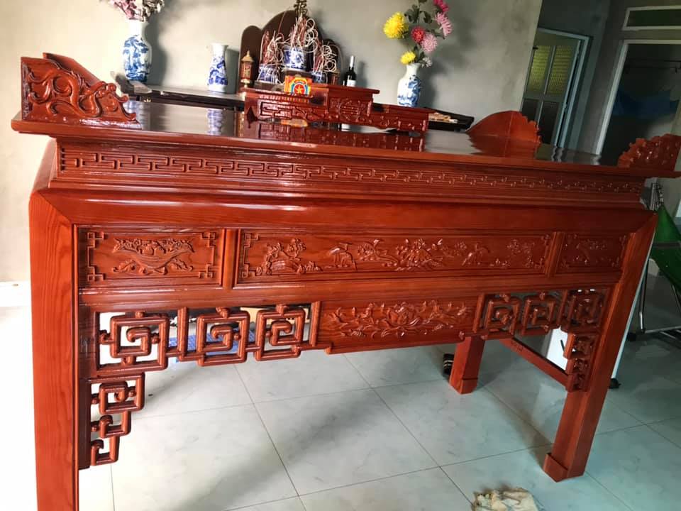 Án gian thờ gỗ sồi nga