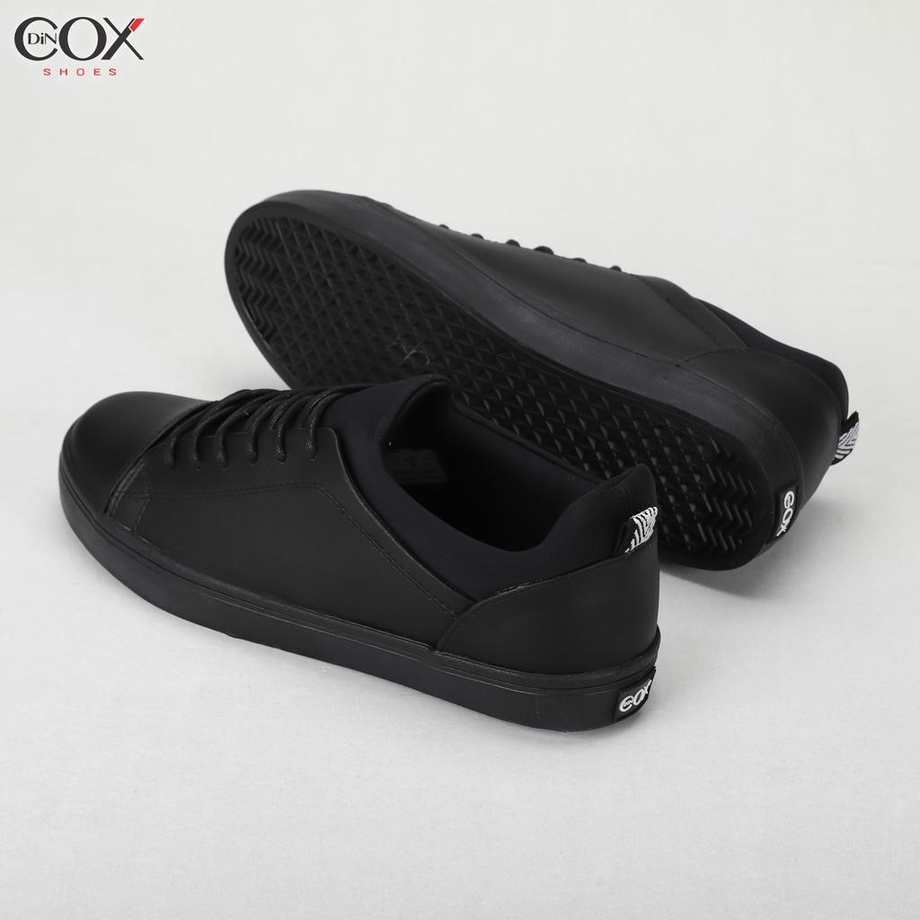 Giày Sneaker Da Nam DINCOX COX43 Cổ Điển Phá Cách Black