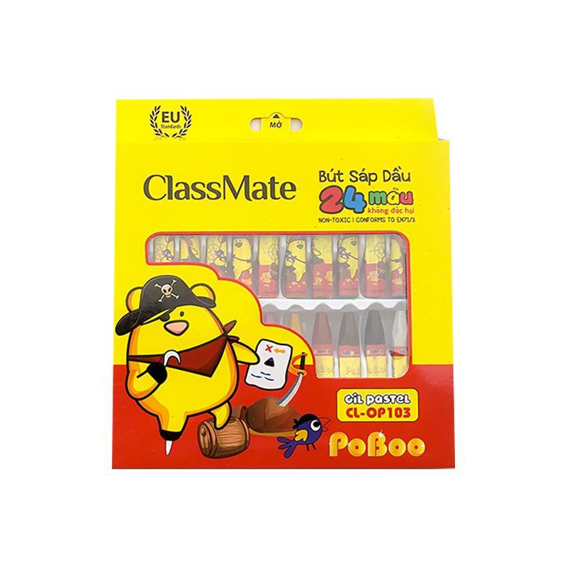 Bút sáp dầu cao cấp CLASSMATE 121824 màu CL-OP101OP102OP103 – 24 màu – OP103