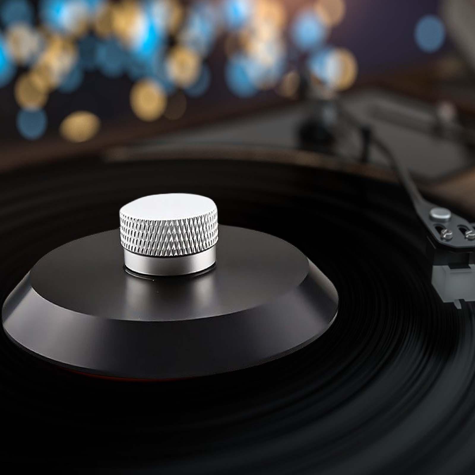 Turntable Disc Record Stabilizer Balanced Record Weight Clamp for Player Eliminating Vibration