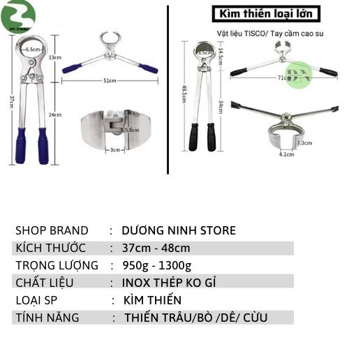 Kìm Thiến Bò Hỗ trợ thiến động vật