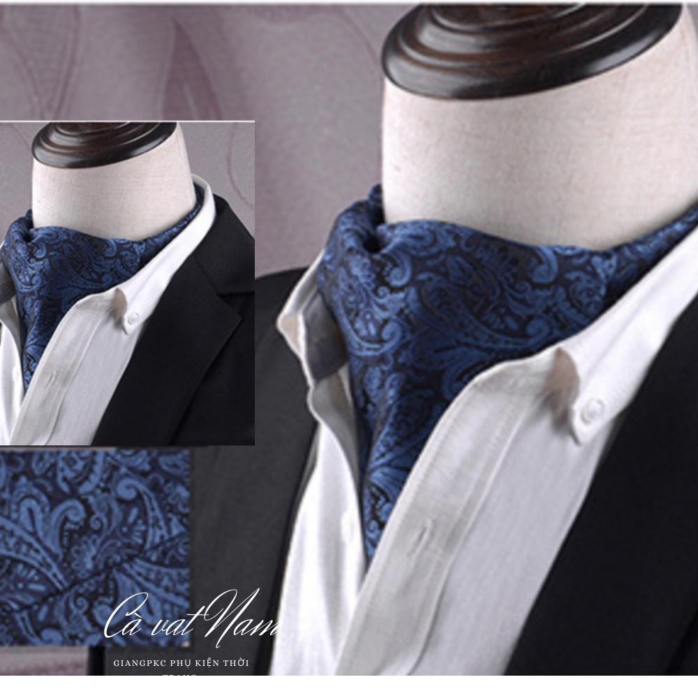 Khăn quàng cổ phong cách quý Tộc thời trang Anh Quốc ASCOT TIE Giangpkc K01-09