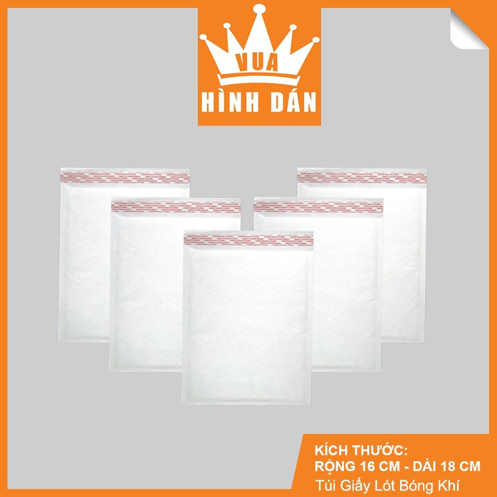 Set 5 túi Poly chống sốc / Túi giấy lót bóng khí 3 size 18x26,5 cm . 23x34 cm , 16x18 cm