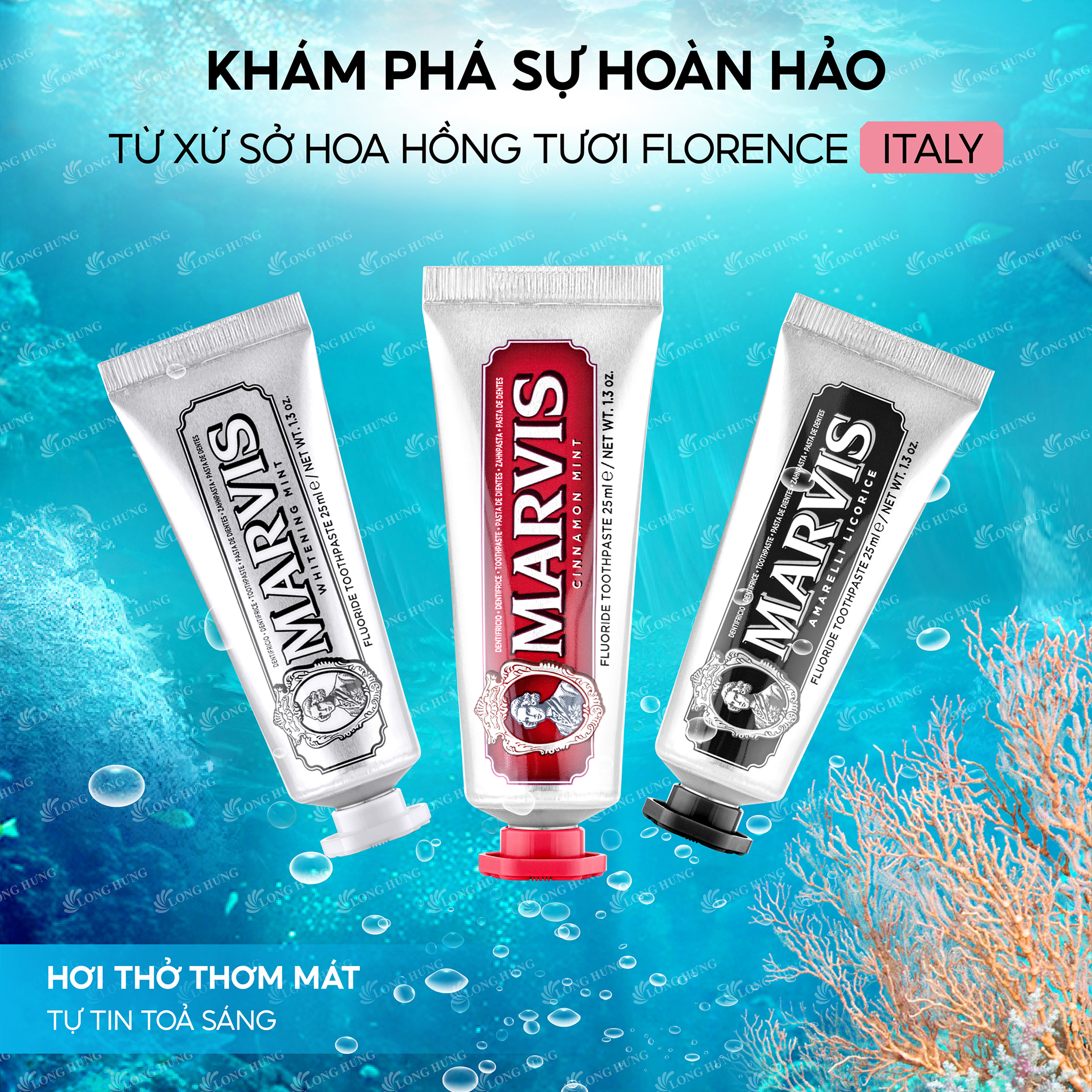Kem đánh răng Marvis (10ml/25ml) - Hàng chính hãng
