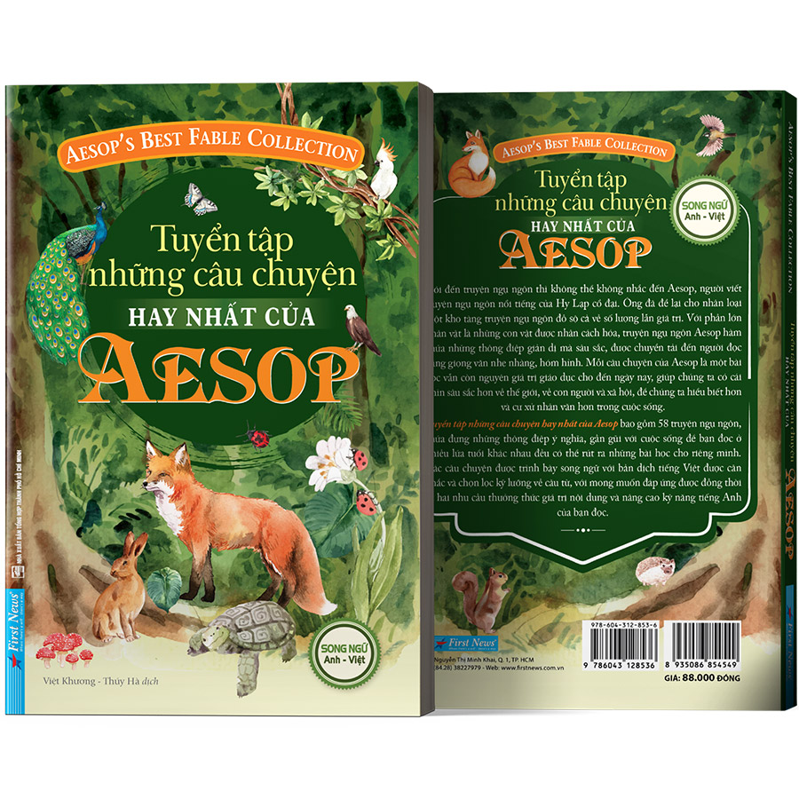 Tuyển Tập Những Câu Chuyện Hay Nhất Của AESOP (Song Ngữ Anh - Việt)