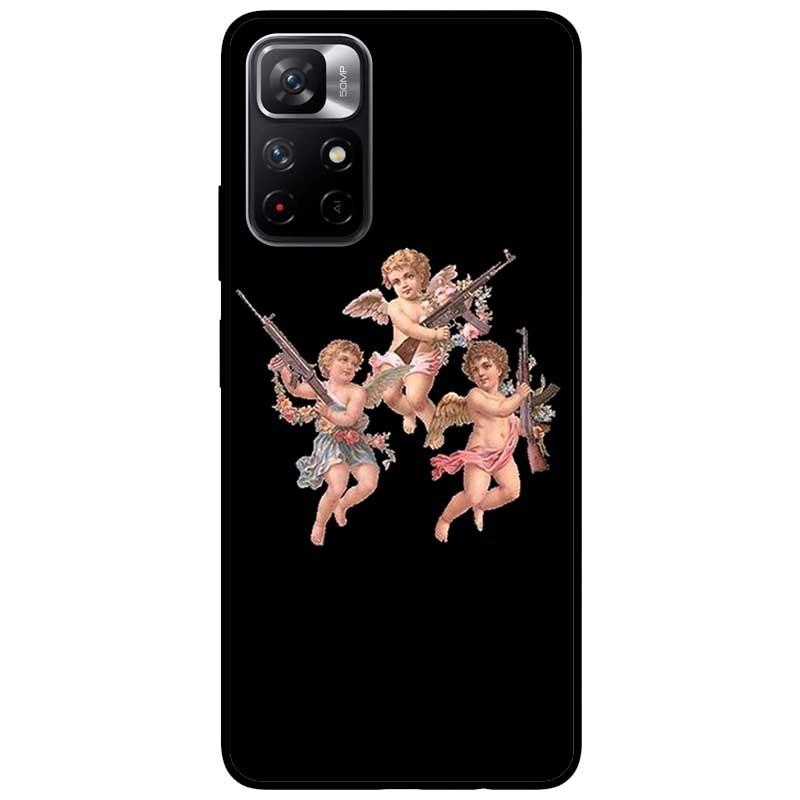 Ốp lưng dành cho Xiaomi Redmi Note 11 5G - Redmi Note 11T - Redmi Note 11S - Thiên Thần Đen