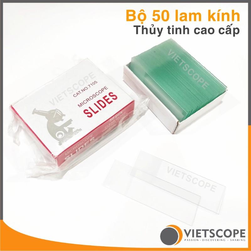 Combo 50 lam kính và 100 lamen thủy tinh dành cho kính hiển vi - Phụ kiện kính hiển vi chất lượng cao