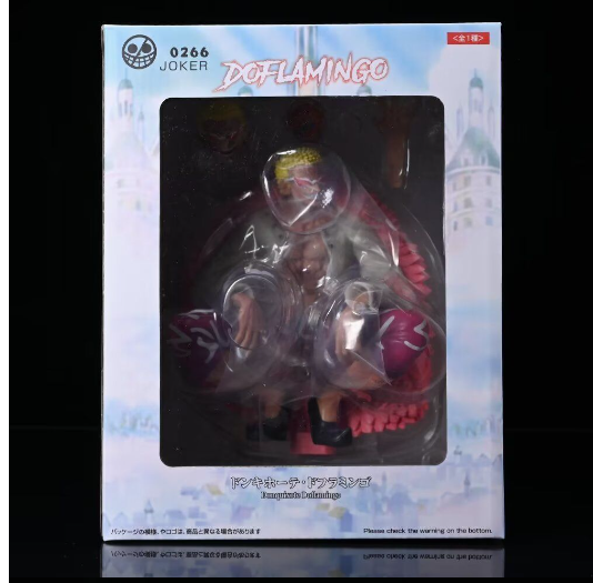 Mô hình GK one piece Doflamingodonquixote ngồi 16cm - Figure Vua hải tặc