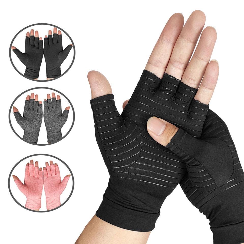 Cặp găng tay cotton nén hỗ trợ giảm đau khớp cổ tay cho nam nữ