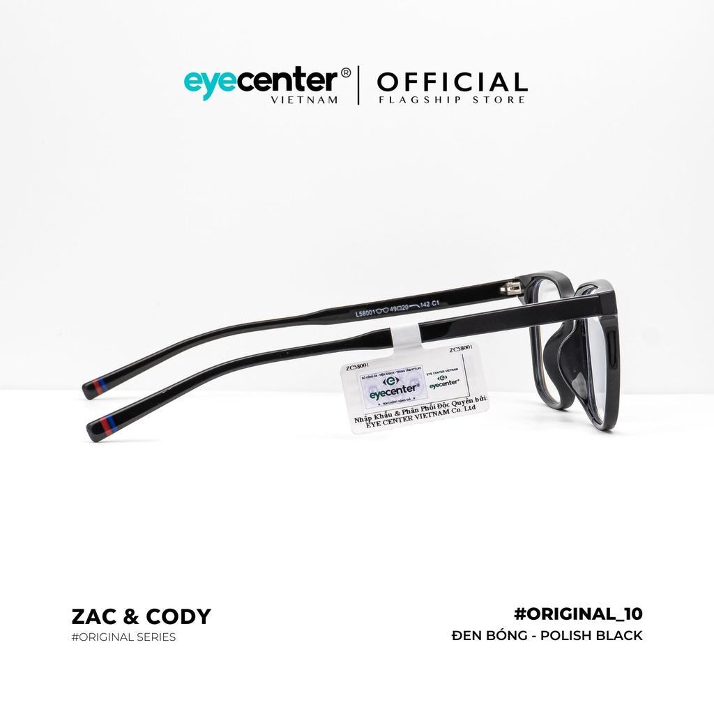 Gọng kính cận nam nữ B10-S chính hãng ZAC CODY lõi thép chống gãy cao cấp nhập khẩu by Eye Center Vietnam