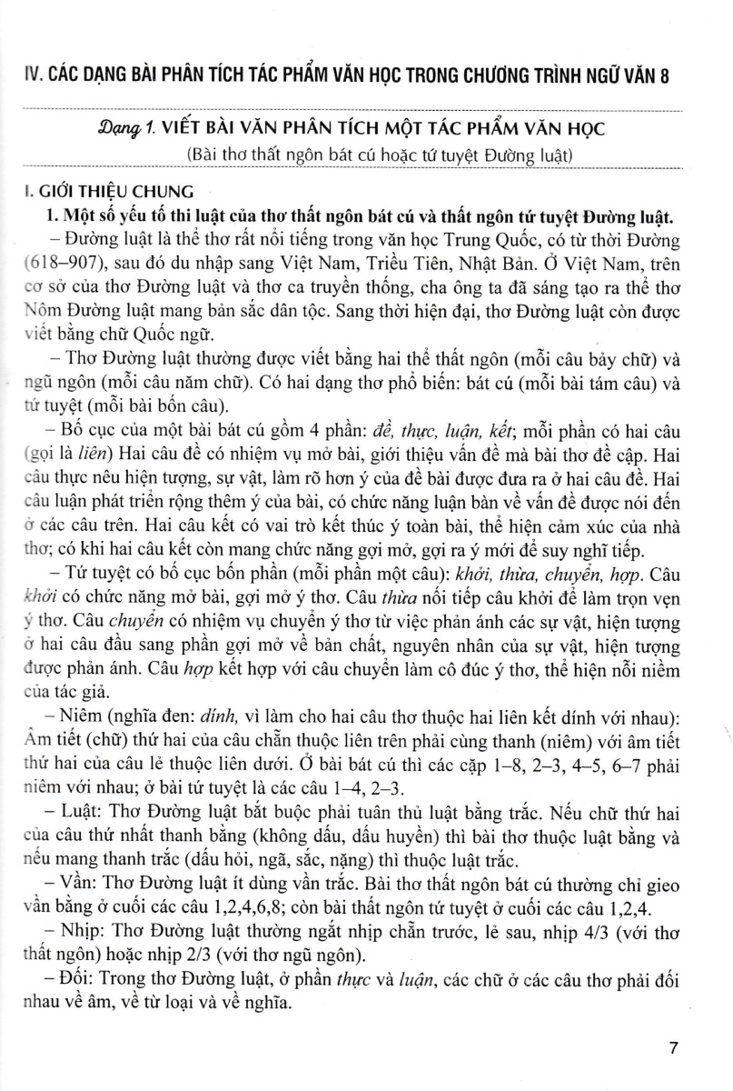 Hướng Dẫn Viết, Nói Và Nghe Các Dạng Văn Lớp 8 - Tập 2  _HA