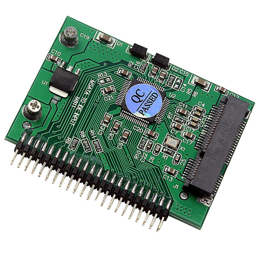 MSATA   to 2.5inch 44Pin IDE HDD Adapter Converter 5V PC Board Relays