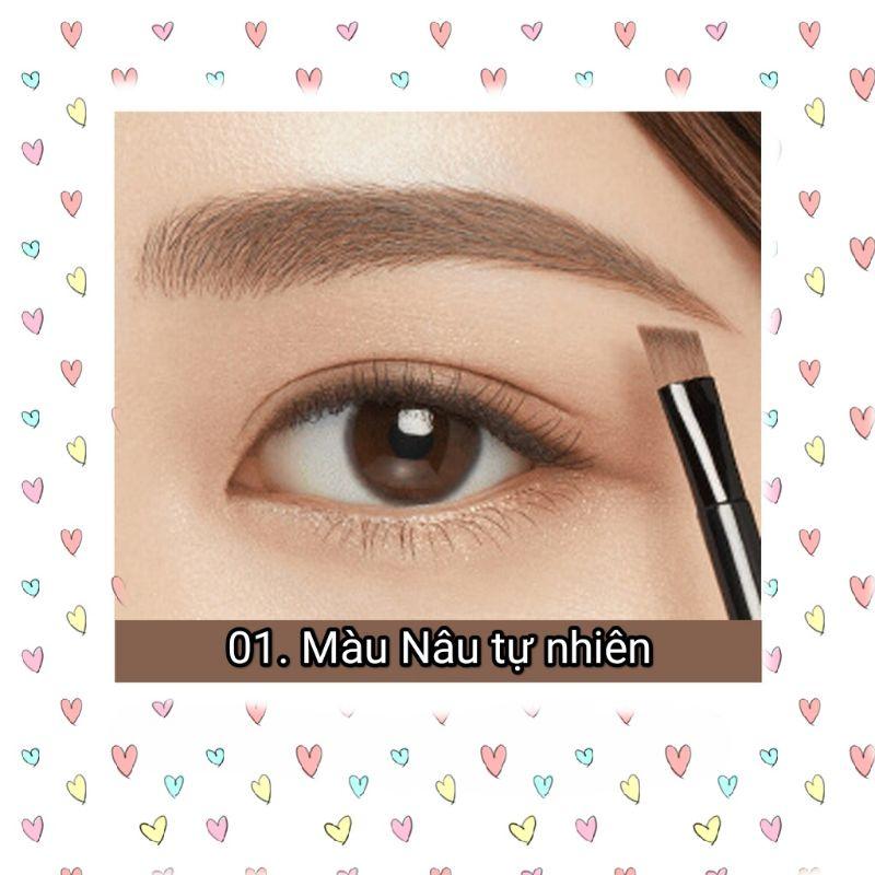 Bột Kẻ Lông Mày Chống Trôi Màu Tự Nhiên Kissme Heavy Rotation Natural Powder Eyebrow (2.3G)