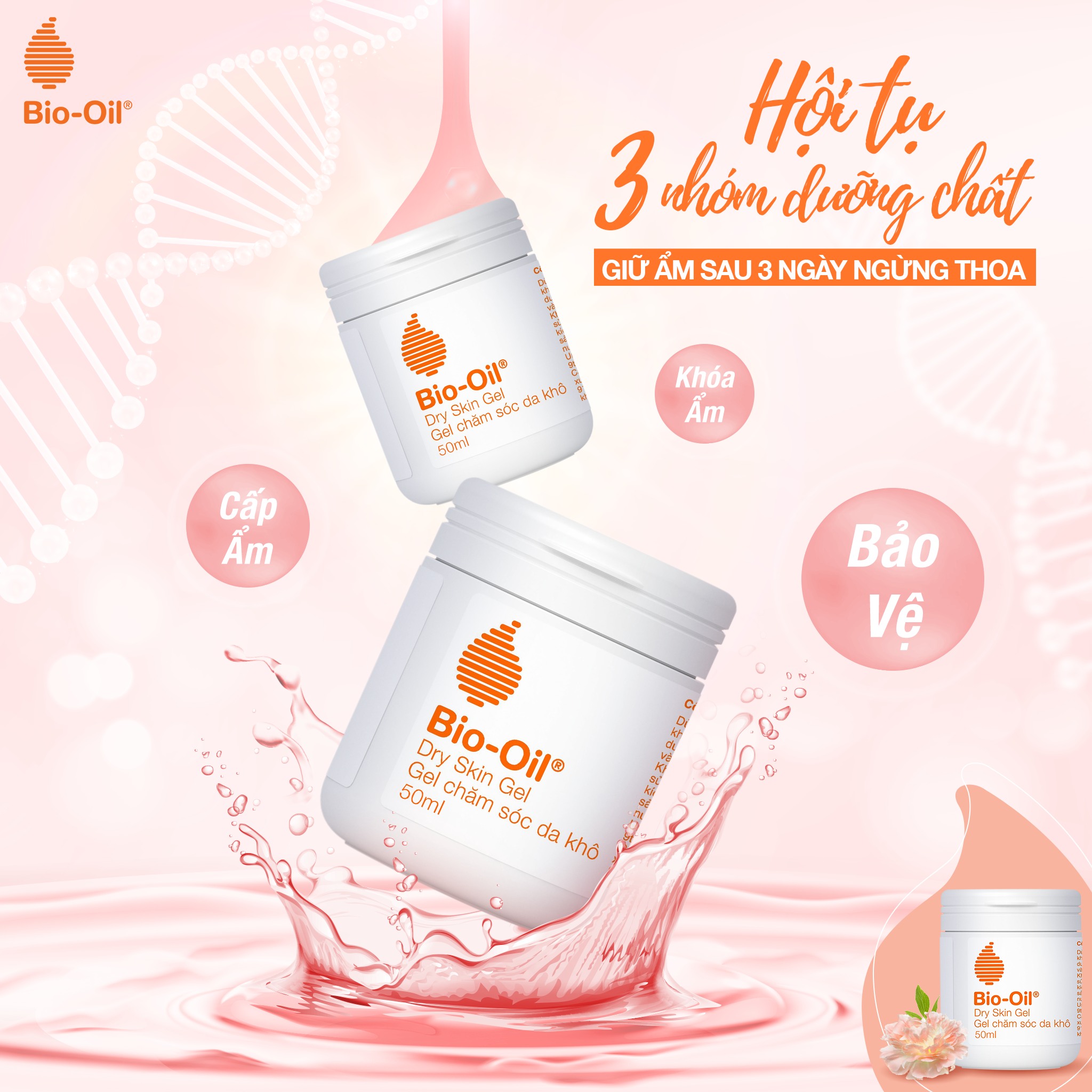 [CHÍNH HÃNG] - BIO-OIL DRY SKIN GEL 200ML (Hũ/200ml) - Gel Chăm Sóc Dưỡng Ẩm Chuyên Biệt Cho Da Khô