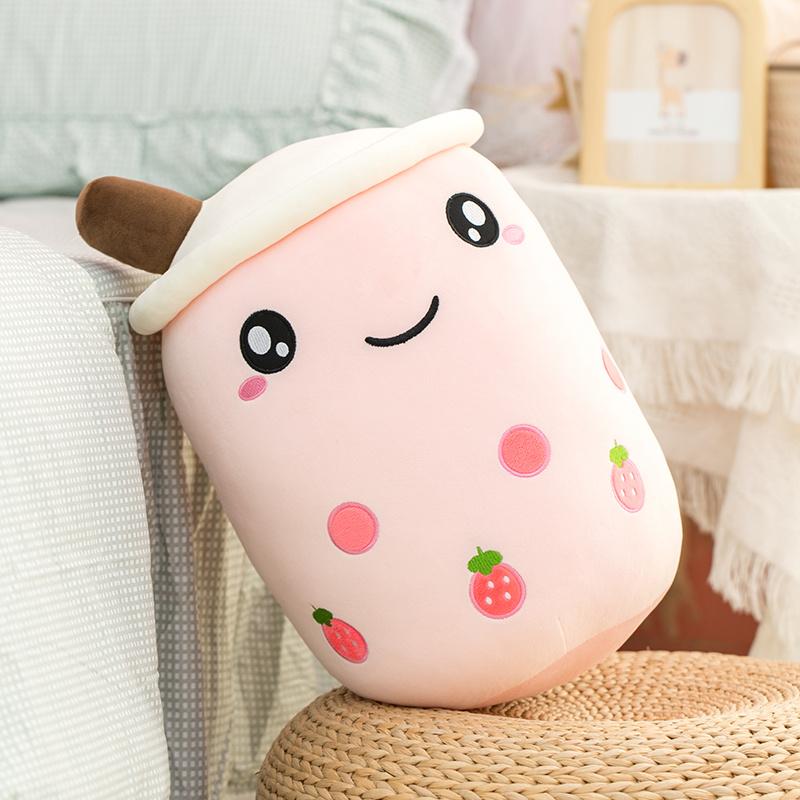 Sữa Dễ Thương Trà Giữ Gối Sang Trọng Đồ Chơi Nhồi Bông GốI Trái Cây Uống Chai Hoạt Hình Đáng Yêu Đồ Chơi Cho Bé Gái Trẻ Em quà Tặng Sinh Nhật