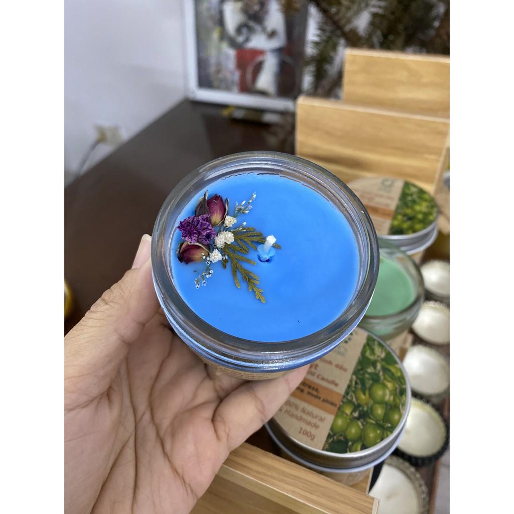 Nến thơm 100% sáp tự nhiên &amp; tinh dầu nguyên chất Lee's Home. Natural wax scented candles handmade in Vietnam