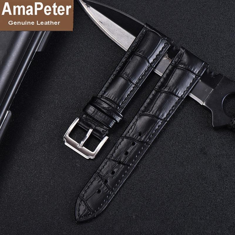 Dây Da Đồng Hồ Da Bò Italy AmaPeter Mềm mại chống thấm nước BO-37 nhiều size 12 14 16 18 20 22 24mm