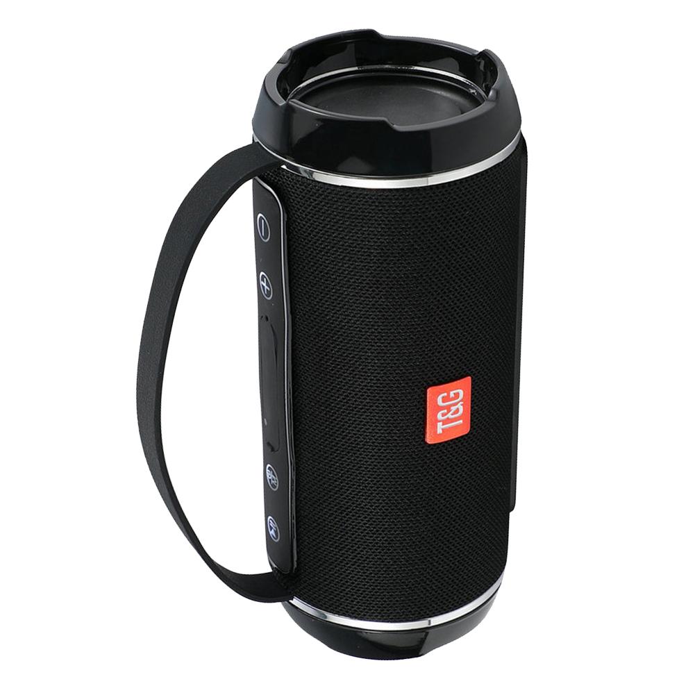 Loa Không Dây Chống Nước Tương Thích Bluetooth 4.2 5Wx2 Di Động Đi Xe Đạp Loa Đài FM Phụ Kiện Du Lịch Color: Red
