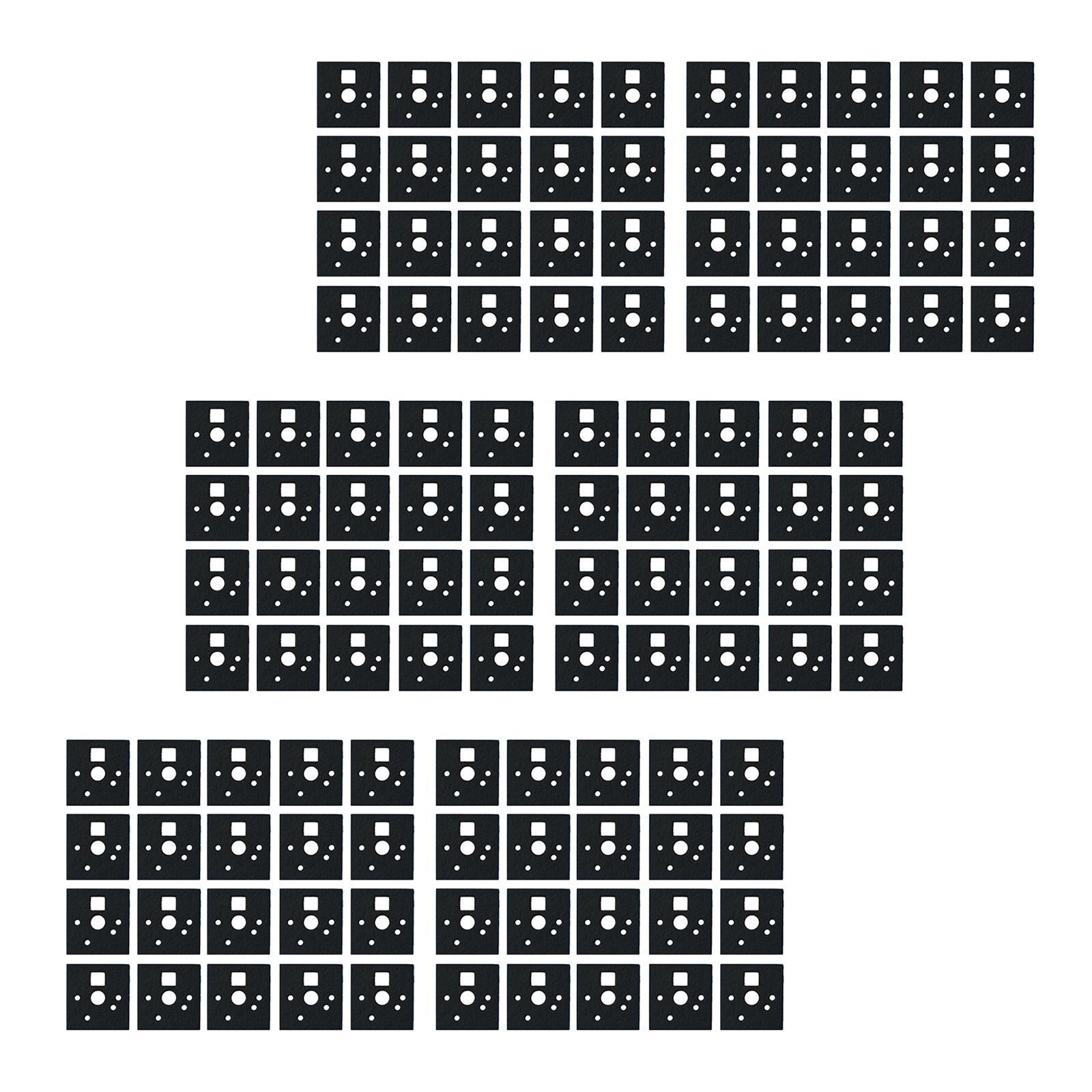 120Pcs Keyboard Switch Pads Shaft Lower Pad Stickers for Hot Swappable Soldering Keyboard
