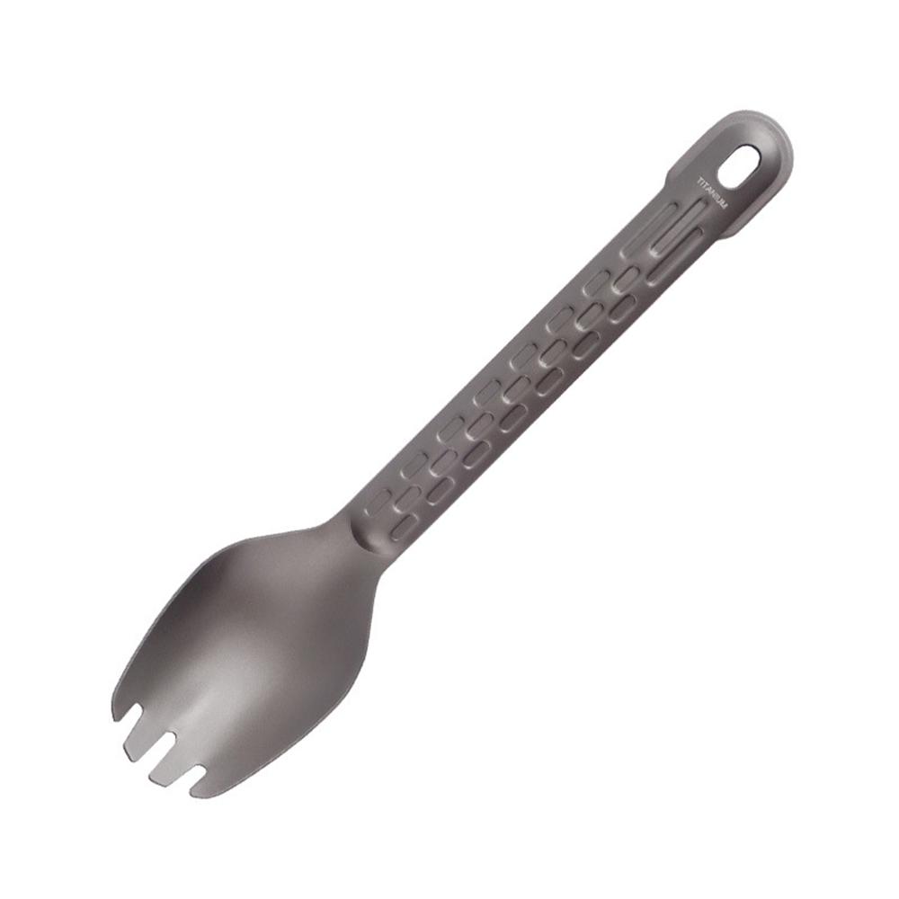 Dụng cụ ăn kim loại titanium nhẹ dễ mang theo đi cắm trại, picnic, đi bộ đường dài